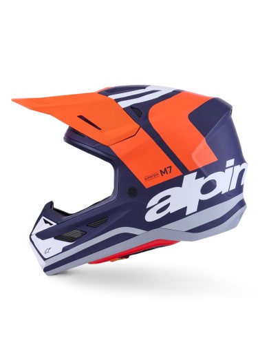 Przejdź do produktu ALPINESTARS KASK S-M7 CORE ORANGE BLUE