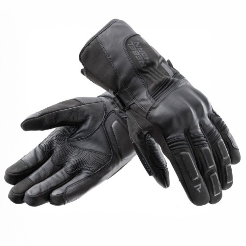 Przejdź do produktu RĘKAWICE MOTOCYKLOWE REBELHORN TRACER WP BLACK