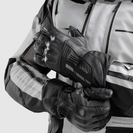 RĘKAWICE MOTOCYKLOWE REBELHORN TRACER WP BLACK