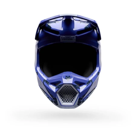 KASK MOTOCYKLOWY JUNIOR FOX V1 DIFFUSE SE PURPLE DOVE