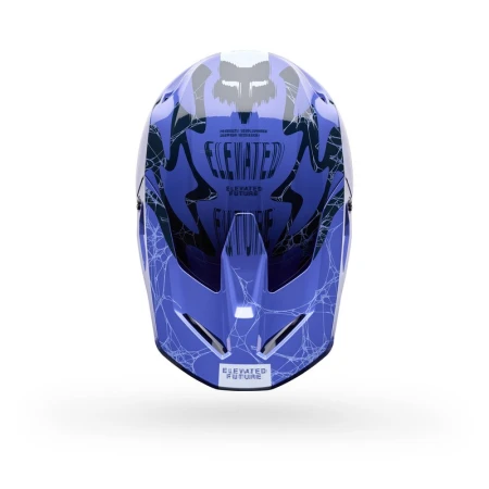 KASK MOTOCYKLOWY JUNIOR FOX V1 DIFFUSE SE PURPLE DOVE