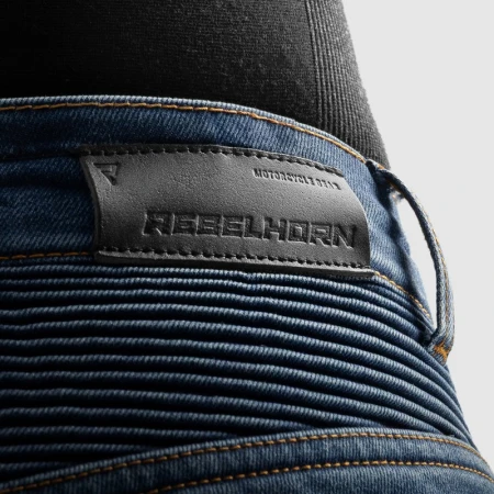 JEANSY MOTOCYKLOWE REBELHORN EAGLE 4 WASHED BLUE REGULAR FIT 28/32