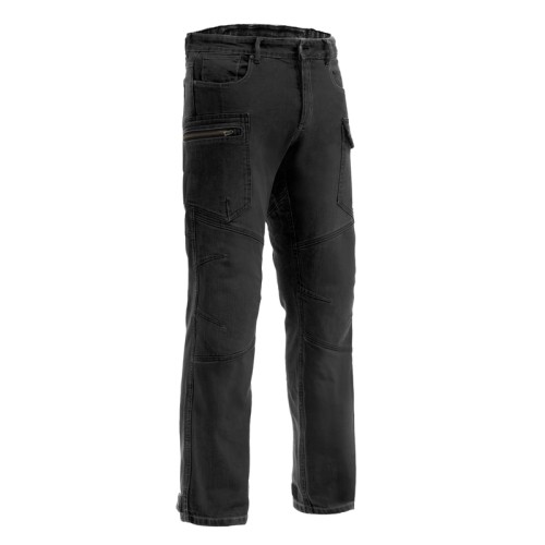 Przejdź do produktu JEANSY MOTOCYKLOWE BROGER BRONX WASHED BLACK 
