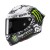 KASK MOTOCYKLOWY HJC RPHA1 V2 CARBON QUARTARARO SNOW DIABLO REPLICA BLACK WHITE