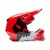 KASK MOTOCYKLOWY JUNIOR FOX V1 SHIELD FLUO RED