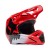 KASK MOTOCYKLOWY JUNIOR FOX V1 SHIELD FLUO RED
