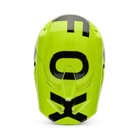 KASK MOTOCYKLOWY JUNIOR FOX V1 SHIELD FLUO YELLOW