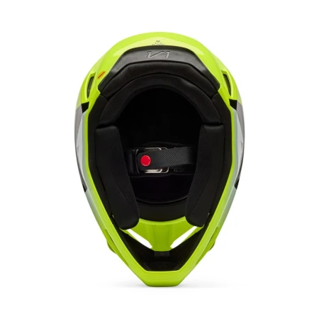 KASK MOTOCYKLOWY JUNIOR FOX V1 SHIELD FLUO YELLOW