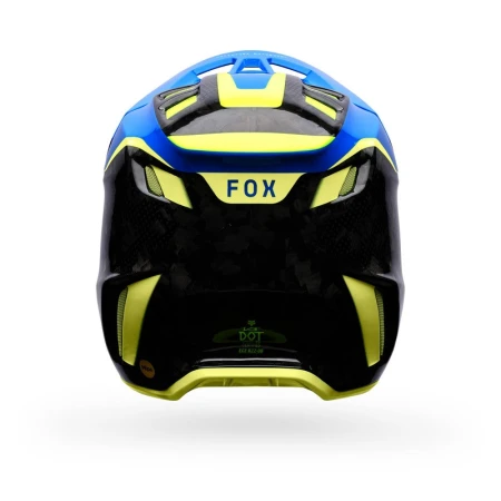 KASK MOTOCYKLOWY FOX V3 RS TACTILE BLUE JEWEL