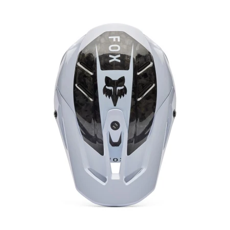 KASK MOTOCYKLOWY FOX V3 RS FRACTURE WHITE