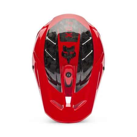KASK MOTOCYKLOWY FOX V3 RS FRACTURE FLUO RED