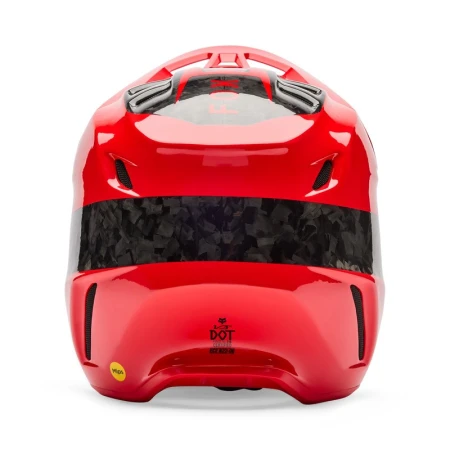 KASK MOTOCYKLOWY FOX V3 RS FRACTURE FLUO RED