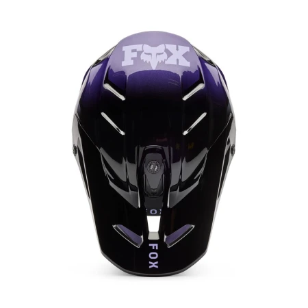 KASK MOTOCYKLOWY JUNIOR FOX V3 SPIRE BLACK PURPLE