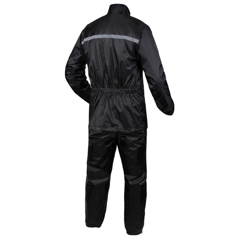 KOMBINEZON PRZECIWDESZCZOWY 2-CZĘŚĆ. REBELHORN RAIN BLACK S