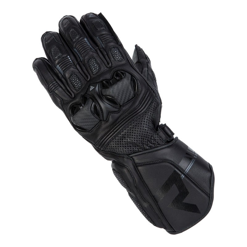 RĘKAWICE SKÓRZANE REBELHORN ST LONG BLACK/GREY S