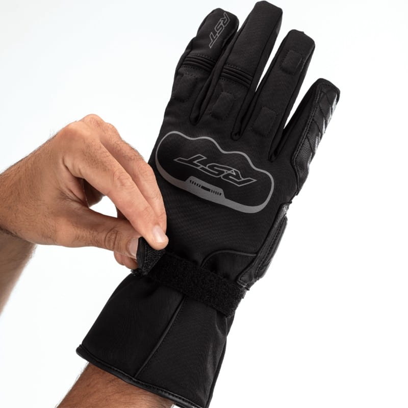 RĘKAWICE SKÓRZANO-TEKSTYLNE RST AXIOM WP CE BLACK XS (2685)