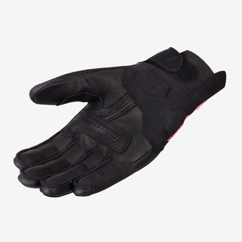 RĘKAWICE SKÓRZANE REBELHORN GAP III BLACK/FLUO RED XS