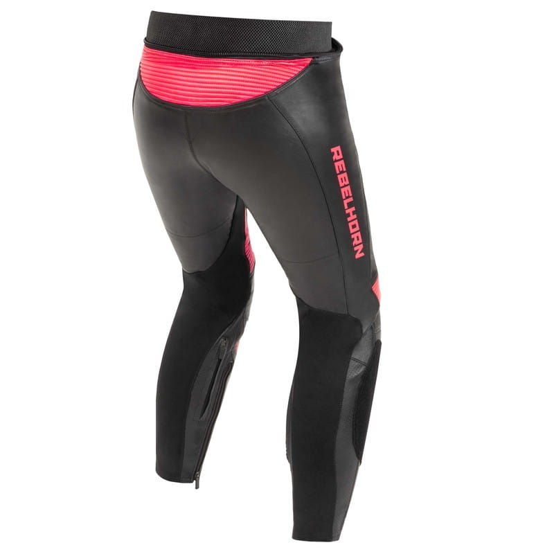 SPODNIE SKÓRZANE REBELHORN REBEL LADY PINK/BLACK D36