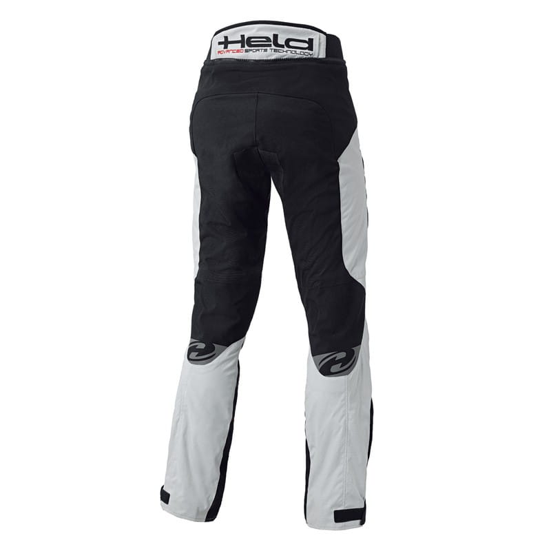 SPODNIE MOTOCYKLOWE TEKSTYLNE HELD LINK GREY RED