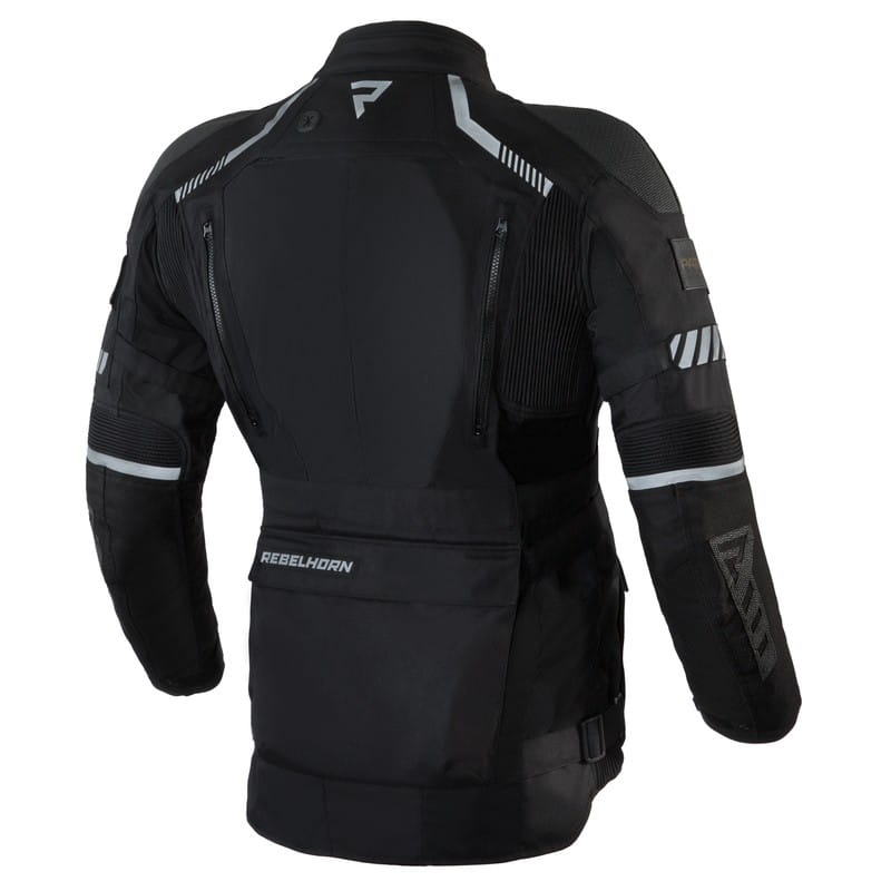 KURTKA MOTOCYKLOWA TEKSTYLNA REBELHORN PATROL BLACK