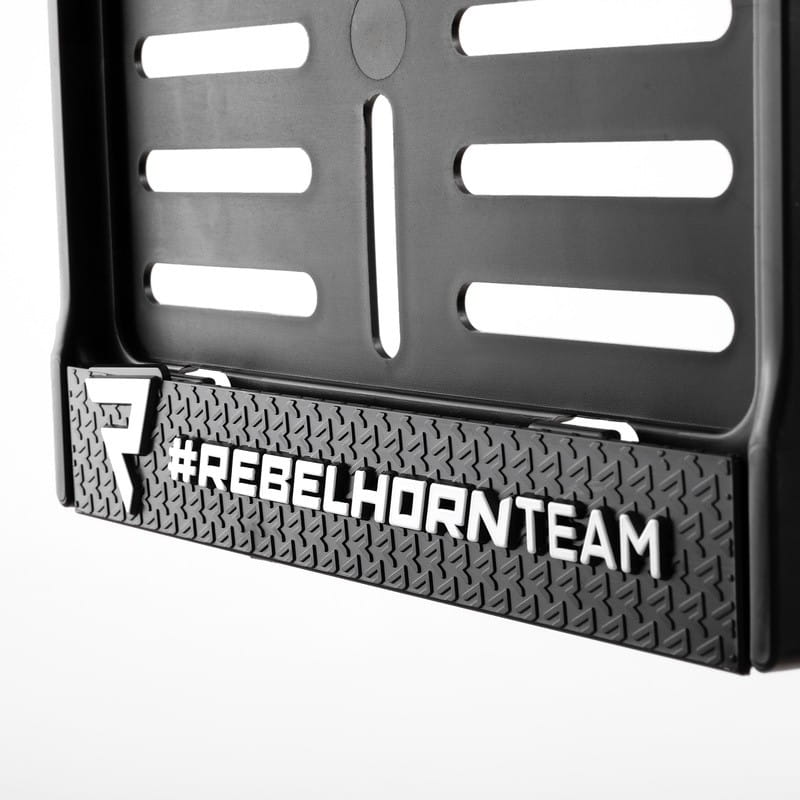RAMKA NA REJESTRACJĘ MOTOCYKLA REBELHORN TEAM  BLACK
