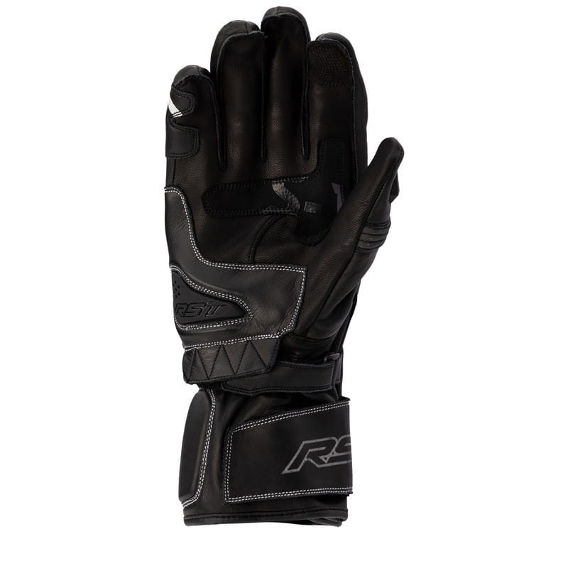 RĘKAWICE SKÓRZANE RST S1 BLACK/BLACK/WHITE S (3033)