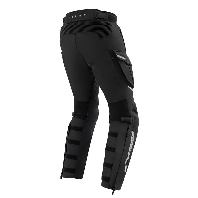 SPODNIE MOTOCYKLOWE TEKSTYLNE REBELHORN CUBBY 5 BLACK (DŁUGA NOGAWKA) L-S