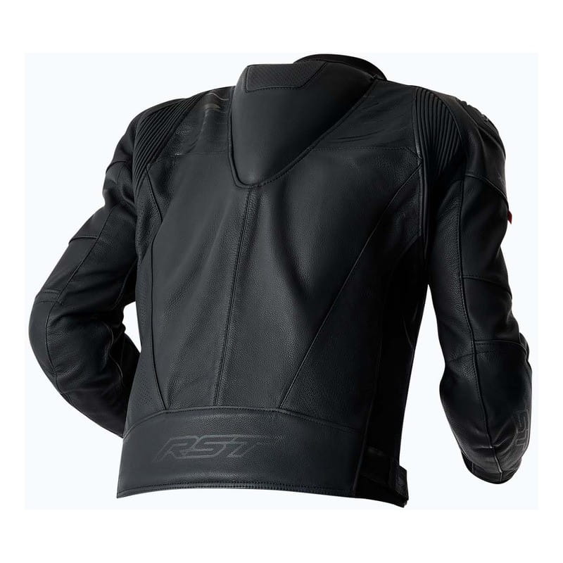 KURTKA MOTOCYKLOWA SKÓRZANA RST TRACTECH EVO D3O BLACK BLACK BLACK