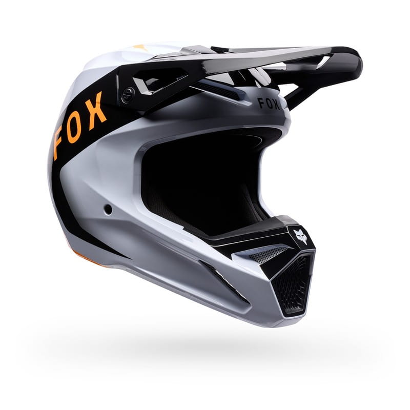 KASK MOTOCYKLOWY FOX V1 NOBLE BLACK WHITE