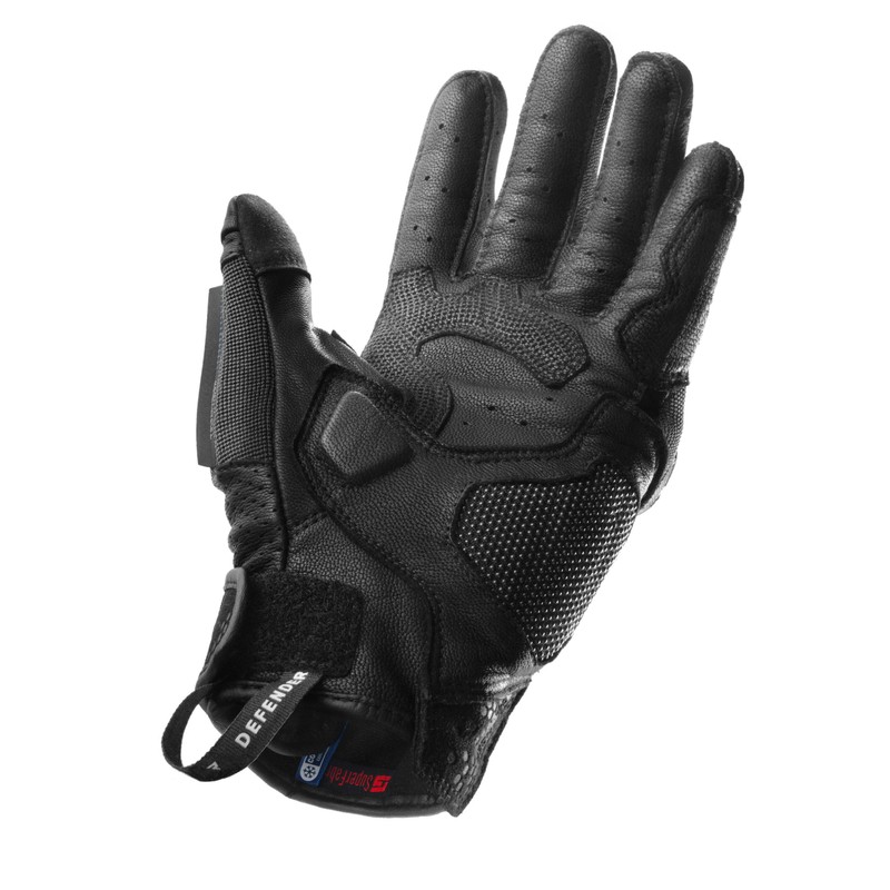 RĘKAWICE MOTOCYKLOWE REBELHORN DEFENDER BLACK